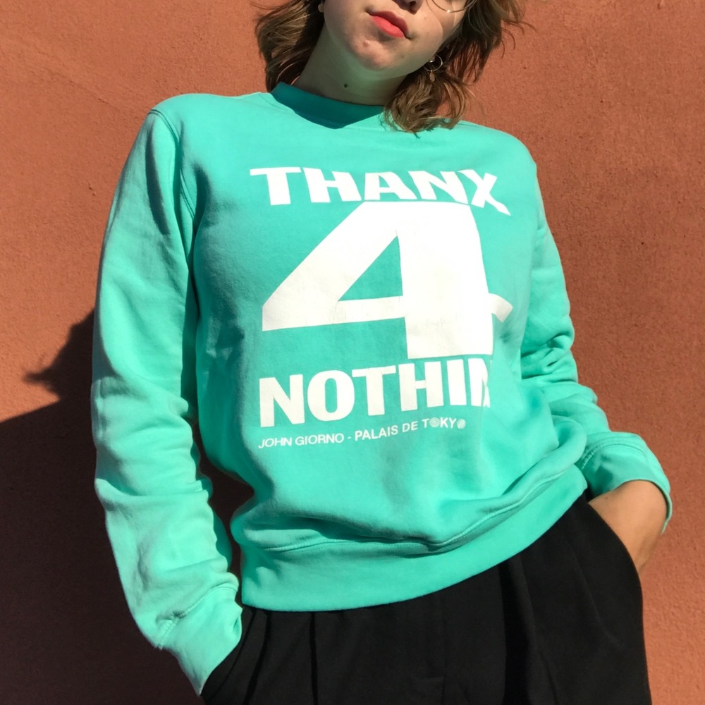 THANX 4 NOTHING John Giorno Unisex Sweatshirt
